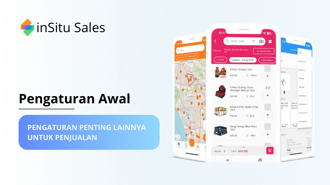 Pengaturan Penting Lainnya untuk Penjualan